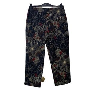 David Paul Floral Print Capri(Size 10)